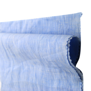 Sản phẩm mới chất lượng hàng đầu <span class=keywords><strong>100</strong></span>% Linen sợi tự nhiên dệt sọc sợi nhuộm vải cho hàng may mặc - Product Image 2