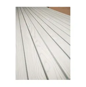 खुदरा स्टोर प्रदर्शन इस्तेमाल किया MDF melamine slatwall पैनल