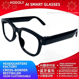 Lunettes de traduction intelligentes IA avec caméra, grand modèle, pour appels, lecture de musique, reconnaissance d'objets universelle, magnétiques - Product Image 1
