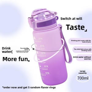 Nueva Botella Deportiva Minimalista con Degradado de Color, para Estudiantes, Portátil, Resistente al Calor, de Gran Capacidad, para Beber Directamente - Product Image 3