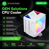 Ventilateur ARGB SNOWMAN MX96V4, nouvelle arrivée, 120 mm, pour boîtier PC, ventilateur ATX, refroidissement, OEM, refroidisseur de processeur pour jeux informatiques, ventilateur ARGB le mieux noté, dissipateur thermique