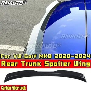 ชุดแต่ง Golf MK8 สปอยเลอร์หลังสีดำเงา สไตล์สปอร์ต สปอยเลอร์หลังคา สำหรับ VW Golf MK8 2020-2024 อุปกรณ์ตกแต่งรถยนต์ - Product Image 2