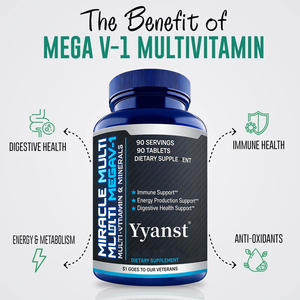 Tabletas multivitamínicas de alta calidad, suplemento de multivitaminas y minerales para hombres y mujeres, apoyo para la inmunidad, energía y salud digestiva. - Product Image 6