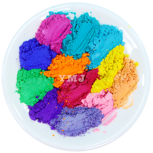 Poudre de mica bleu titane métallique, pigment inorganique à <span class=keywords><strong>effet</strong></span> <span class=keywords><strong>nacré</strong></span> pour revêtement, sol époxy, résine époxy, peinture artistique pour table - Product Image 2