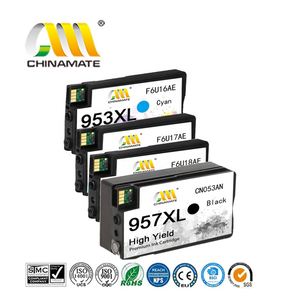 Cartouche compatible HP 953XL/957XL avec la toute dernière puce intelligente, cartouche complète à encre pigmentée/à colorant pour imprimantes OfficeJet Pro Series - Product Image 3