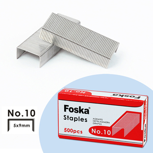 Foska chất lượng tốt trường văn phòng phẩm 10 tấm công suất nhỏ gọn kích thước đa màu sắc của nhãn hiệu kim loại văn phòng <span class=keywords><strong>Stapler</strong></span> cho giấy RÀNG BUỘC - Product Image 3