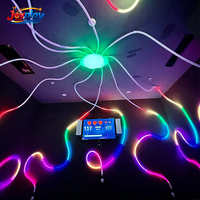 Équipement populaire pour salle de jeux : Bouton mural LED interactif tactile à pression, à fil coupé, avec éclairage fluide et jeu de flash lumineux