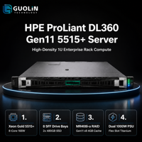 Serveur Cloud Haute Vitesse HPE DL360 Gen11 1U Intel Gold 5515+ 3.2GHz 64GB 5600MT/s 2x480G SSD - Prix Usine