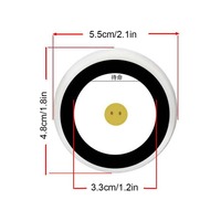 DeepSeek XiaoZhi AI Robot Voice Chat ESP32-S3 1.28 inci LCD N16R8 papan pengembangan Jam ornamen Desktop