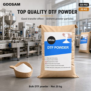 Poudre DTF thermofusible de haute qualité 1KG 20KG Adhésif à forte adhérence pour impression textile par transfert thermique Vente en gros en vrac - Product Image 1