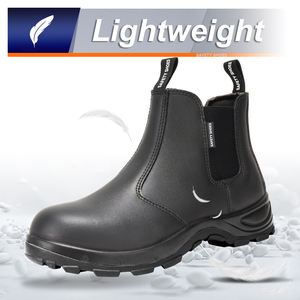 JIANKUN CE S3 SR High Cut Safety Work <strong>Boots</strong> Steel Toe for <strong>Men</strong> Breathable Waterproof Smooth Leather Shoes Anti-Puncture PU Sole - Product Image 6