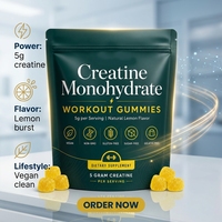 Compléments alimentaires en gros OLLI Private Label, créatine monohydrate sous forme de gommes pour la remise en forme, favorise la croissance musculaire chez l'adulte, gommes à la créatine