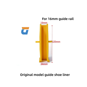 <span class=keywords><strong>Para</strong></span> guía <span class=keywords><strong>de</strong></span> elevador <span class=keywords><strong>de</strong></span> diseño moderno, revestimiento <span class=keywords><strong>de</strong></span> maletero 125*9 y 125*10 <span class=keywords><strong>para</strong></span> guía superior <span class=keywords><strong>de</strong></span> coche <span class=keywords><strong>de</strong></span> contrapeso deslizante <span class=keywords><strong>de</strong></span> riel principal <span class=keywords><strong>de</strong></span> Hotel - Product Image 5