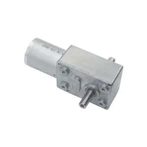 Mini Motor de engranaje helicoidal de doble eje, alto par, 24V, 30rpm, eléctrico de bajo ruido para caja de cambios helicoidal, motor de engranaje de baja Rpm Dc 24V DC