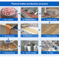 ORME Pâte de noisette et d'arachide industrielle Processus de fabrication Ligne de production de beurre de karité Machine moyenne 200kg-300kg