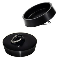 Bouchon de vidange en caoutchouc multi-usages pour baignoire, évier, cuisine, buanderie, lavabo, bouchon de vidange de sol étanche Taille universelle