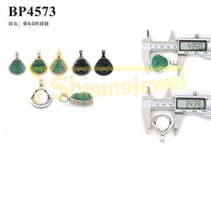 Религиозные ювелирные изделия китайский нефрит Изумрудный счастливый Будда Муассанит хип-хоп кулон с крестом - Product Image 6