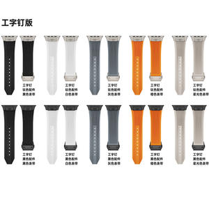 <span class=keywords><strong>Bracelet</strong></span> Titane hublot Métal Hommes Silicone Liquide AP Acier Inoxydable Caoutchouc Luxe pour 49mm <span class=keywords><strong>Transparent</strong></span> pour <span class=keywords><strong>apple</strong></span> <span class=keywords><strong>Watch</strong></span> Band - Product Image 3