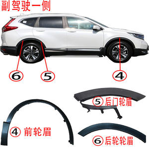 Protector de Guardabarros Delantero y Trasero para Honda CRV 2017 2018 2019, Fácil Instalación, Tira Anticolisión, Protectores Contra la Intemperie - Product Image 2