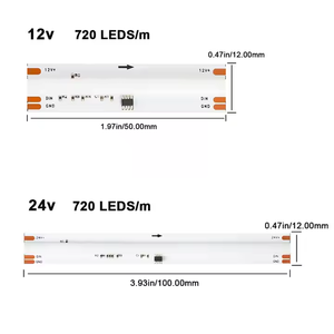 Sxzm địa chỉ DC24V 784LED fcob SPI RGBW ws2814 IC <span class=keywords><strong>pixel</strong></span> COB <span class=keywords><strong>LED</strong></span> ánh sáng thống nhất đuổi theo màu sắc linh hoạt kỹ thuật số <span class=keywords><strong>LED</strong></span> Strip - Product Image 5