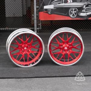 Cerchi in Lega Forgiati 722Auto Rossi Multirazze ad Alte Prestazioni con Canale Profondo, 2 Pezzi, da 18-26 Pollici, PCD 5x114.3 5x120 5x108 - Product Image 4