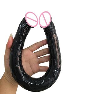 17 Inch Groothandel Super Lange Echte Penis Lesbische Seksspeeltje Haan Dubbele Kop <span class=keywords><strong>Dildo</strong></span> - Product Image 6