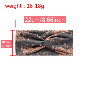 Fasce per capelli elastiche annodate da donna, fasce incrociate antiscivolo per capelli da donna, accessori per capelli intrecciati stile Boho - Product Image 4