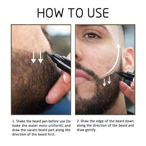 Produits chauds Barbe Moustache Mâle Barbe Stylo De Remplissage Noir <span class=keywords><strong>Crayon</strong></span> De Remplissage Plus Plein Barbe Stylo De Remplissage Cadeaux De Noël - Product Image 5