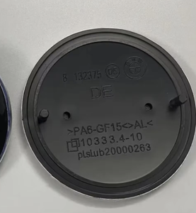 Emblème de capot et de coffre de voiture 82mm x 74mm, fond noir, accessoires extérieurs avant et arrière, enjoliveur de roue - Product Image 3