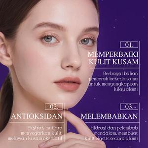 Mascarilla Facial Hidratante e Iluminadora KORMESIC con Certificación Bpom, 25 ml, Mejora la Piel Opaca, Mascarilla Facial Antioxidante de Perla Negra - Product Image 3