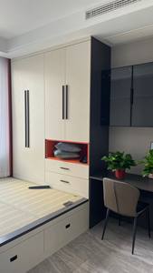 Ensemble de chambre à coucher moderne personnalisable avec armoire, bibliothèque et bureau pour les petits espaces de vie ou d'étude - Product Image 3