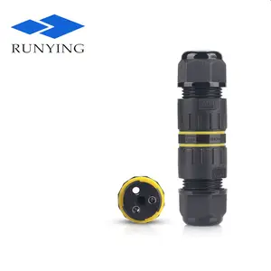 M20 2 PIN al aire libre LED cable tornillo bajo el agua IP68 impermeable cable conector eléctrico Circular cable de alimentación conector de terminal - Product Image 1