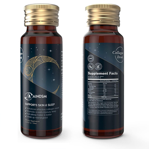 Well Designed Marine Collagen Vitamin Support Skin & Sleep Oral Drink Natual Tryptophan Healthy Skin Collagen Liquid <b>Drops</b> - Product Image 1