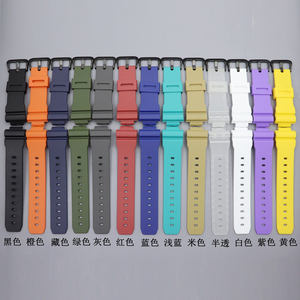 Compatible avec les montres <span class=keywords><strong>Casio</strong></span> DW5600/6900 GA2100 LS-<span class=keywords><strong>5600</strong></span> GW-M5610 G-<span class=keywords><strong>5600</strong></span> GW-B5600 GLX-<span class=keywords><strong>5600</strong></span> GB-<span class=keywords><strong>5600</strong></span> Bracelet de montre en TPU 16 mm - Product Image 3