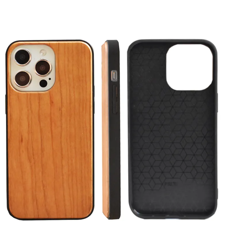 High-end Wooden Phone case Solid Wood Protective Cover For Iphone 15 14 plus 13 pro max 12 11 XR XS 678 Mobile Wood Cases