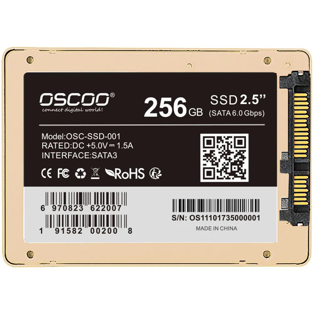 OSCOO SSD 1TB Harga Chip Grosir Hard Drive 120 240 GB 480 128GB Disque Dur 512 960 1TB Disco Solidos dengan CIP MLC TLC
