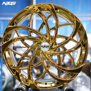 ล้อแม็กซ์ NJQS ฟอร์จ พรีเมียม โกลด์ โครม ขนาด <span class=keywords><strong>18</strong></span> 20 22 24 นิ้ว 5x114.3 6x139.7 35 มม. สำหรับรถ SUV ซีดาน และรถกระบะ - Product Image 4