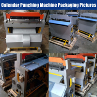 Machine automatique de poinçonnage de lettres de papier de calendrier à usage intensif Machine de reliure de poinçonnage de trous de livres pour papier