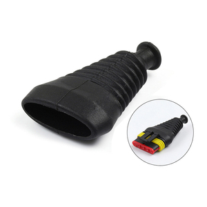 Superseal Rubber <b>Boot</b> Cap for 5-Pin Tyco Amp Connector Male/Female with 6-Pin Back <b>Cover</b> - Product Image 1