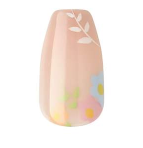 <span class=keywords><strong>Uñas</strong></span> Postizas Hechas a Mano Ffin, <span class=keywords><strong>Uñas</strong></span> con Líneas <span class=keywords><strong>Rosas</strong></span> y Negras con Diseños de Pedrería Plana - Product Image 4