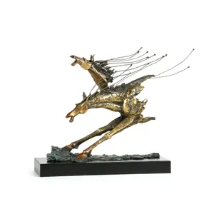 SANLOREN Luxury cooper horse ornament decorazione della casa stile moderno per la decorazione del desktop muslimate