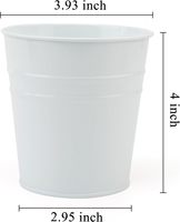 Pot de rangement multifonctionnel rose en métal pour stylos et pinceaux de maquillage, organisateur de bureau, pot de fleurs pour la maison et le bureau (vente en gros)