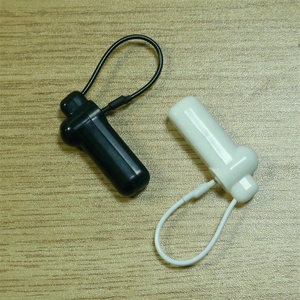 100 cái thẻ bảo mật <span class=keywords><strong>EAS</strong></span> Đen AM 58kHz chống trộm thẻ cứng với dây buộc cho quần áo hành lý Chống Trộm - Product Image 3