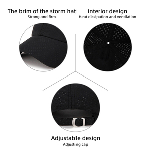 Bán Buôn Tùy Chỉnh Mũ Mỏng Mùa Hè Quần Vợt Thời Trang Ngoài Trời Giải Trí Thoáng Khí Nhanh Chóng Khô Mũ Bóng Chày - Product Image 5