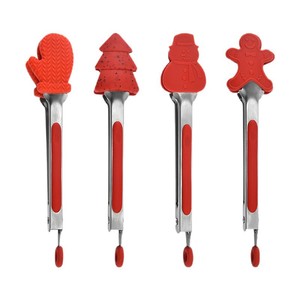 Pince multifonctionnelle en acier inoxydable pour la cuisine, l'extérieur, le barbecue, le steak, le gâteau et le snack. - Product Image 5
