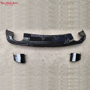 Difusor RS3, piezas de carrocería, difusor trasero estilo KB con tubo de escape para <span class=keywords><strong>Audi</strong></span> <span class=keywords><strong>A3</strong></span> S3 Non <span class=keywords><strong>s</strong></span>-<span class=keywords><strong>line</strong></span> hatchback Sedan versión 2017 <span class=keywords><strong>2018</strong></span> 2019 - Product Image 6