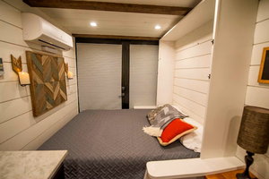 バルコニーフェンス20ft対応ポータブル丸太小屋木造住宅プレハブUSAスタンダードゲストハウス - Product Image 5