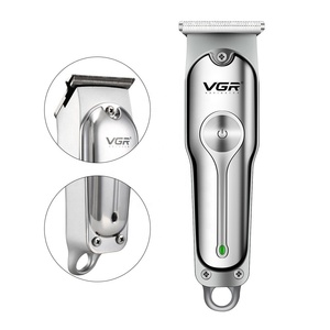 Tondeuse à <span class=keywords><strong>cheveux</strong></span> V-071 rechargeable USB, tondeuse de précision pour dégradés, machine à coiffer blanche MINI, corps métallique - Product Image 3