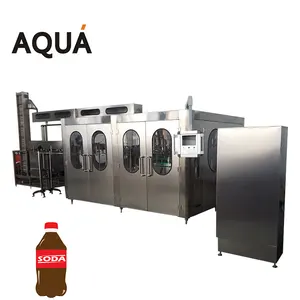 Balance Pressure Automatic Soft Drinks Line / Energy Drink Manufacturing Equipment / Soda Water Making Machine