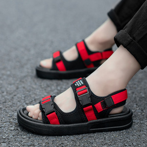 <span class=keywords><strong>Sandalias</strong></span> de Playa Unisex Extra Grandes al por Mayor, con Tiras de Velcro, Antideslizantes, para Exteriores, Tallas Grandes 36-48, Calzado de Verano - Product Image 5